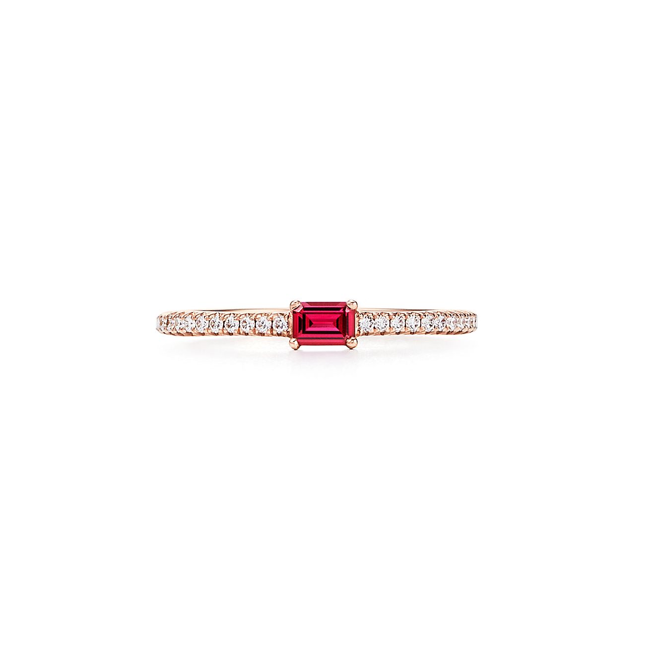 Tiffany Novo® Horizon ring in 18k rose 