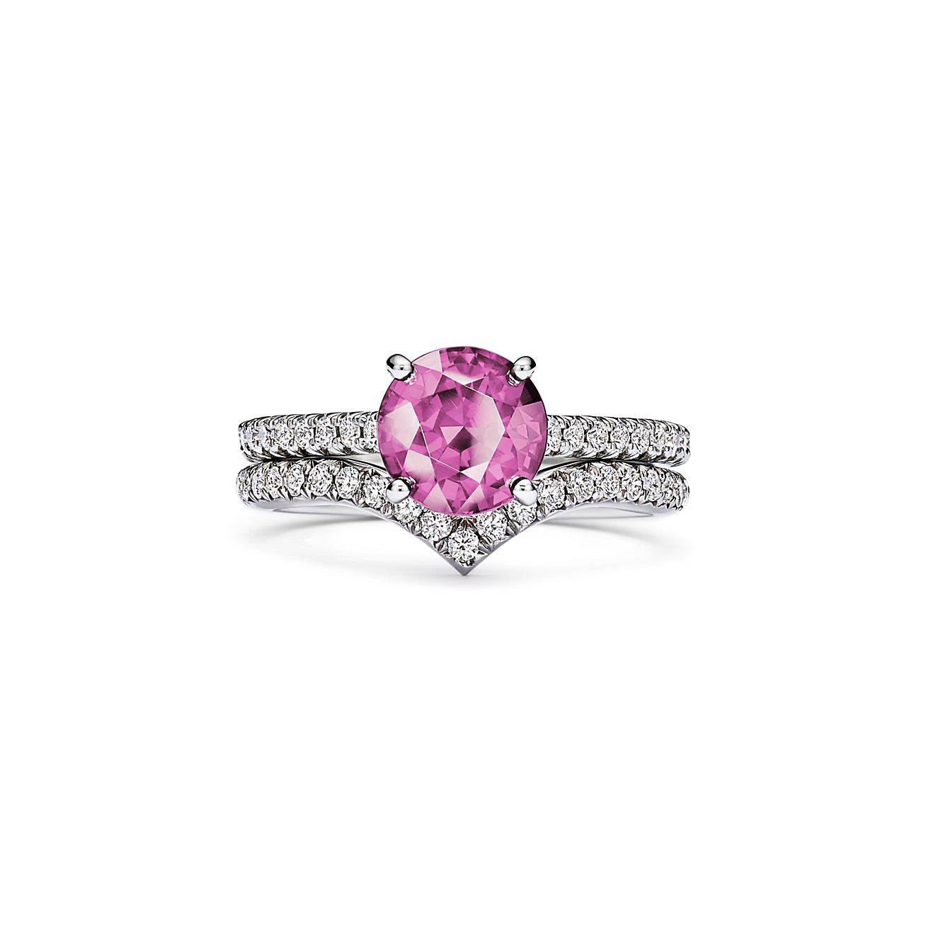 pink sapphire ring tiffany