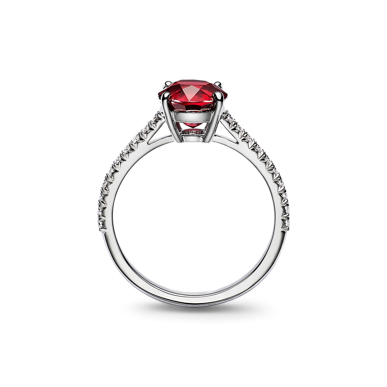 Ruby engagement online rings tiffany