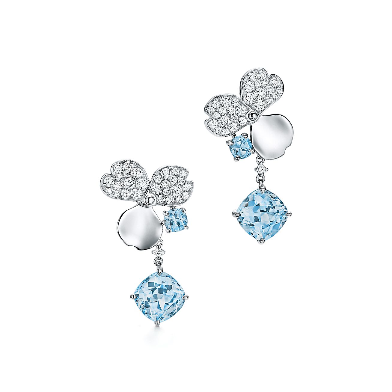 tiffany flower earrings