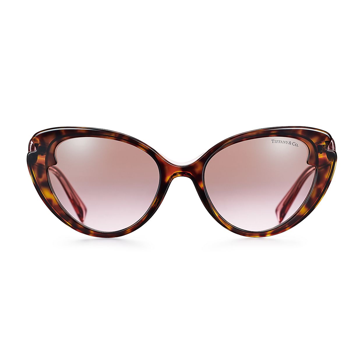 Tiffany Paper Flowers Cat Eye Sunglasses In Tortoise And