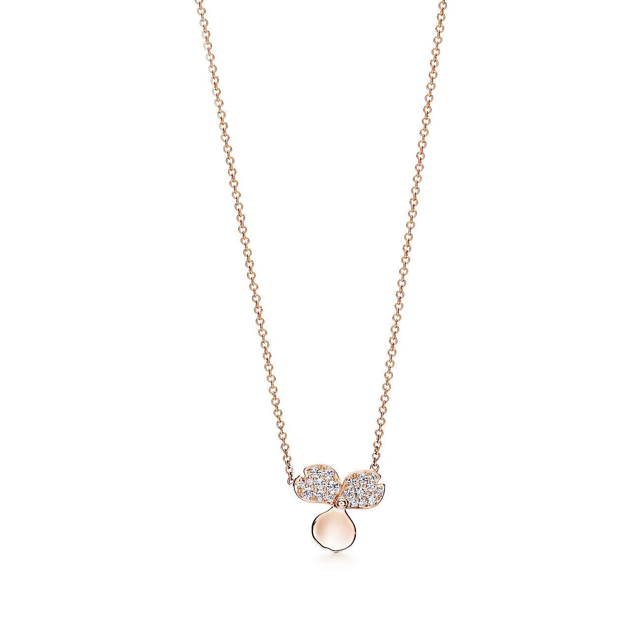 tiffany and co flower necklace