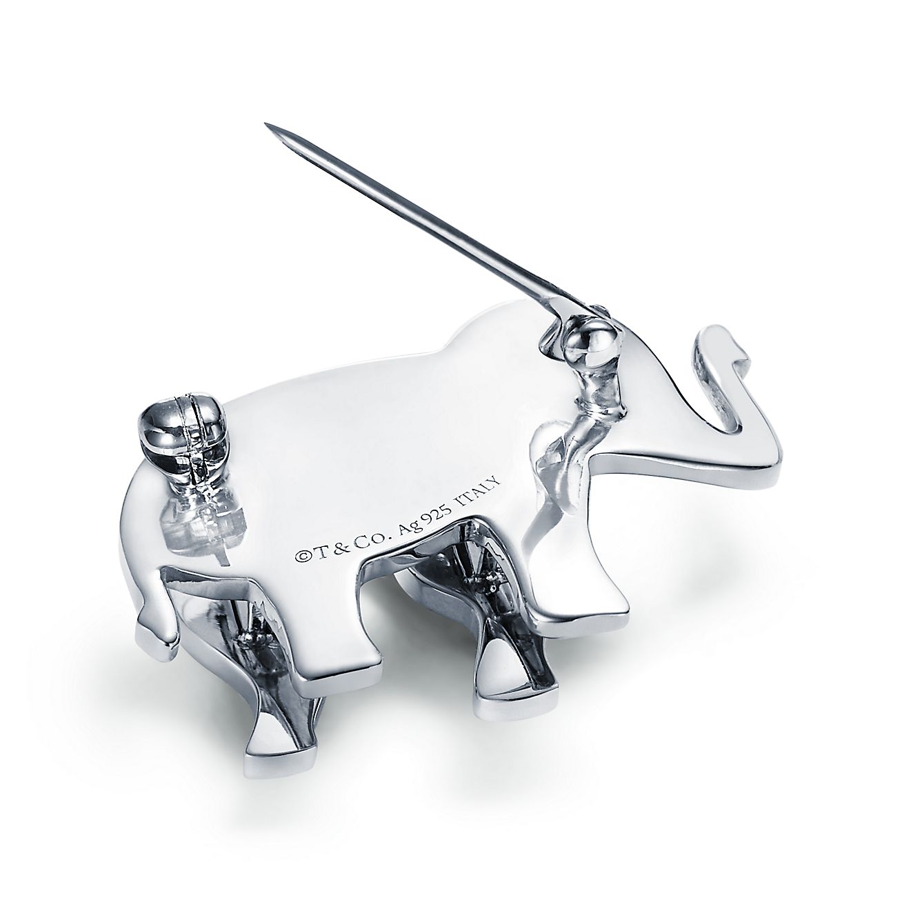 Tiffany Save the Wild Elephant Brooch