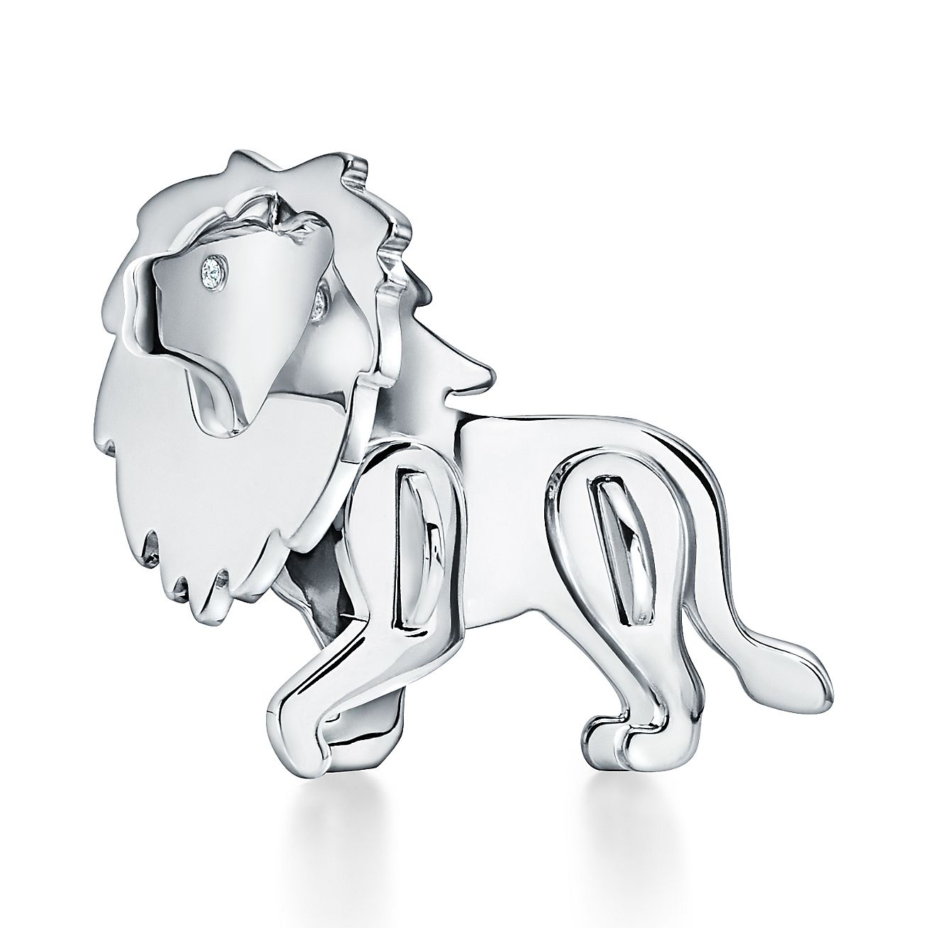 Tiffany Save the Wild Lion Brooch