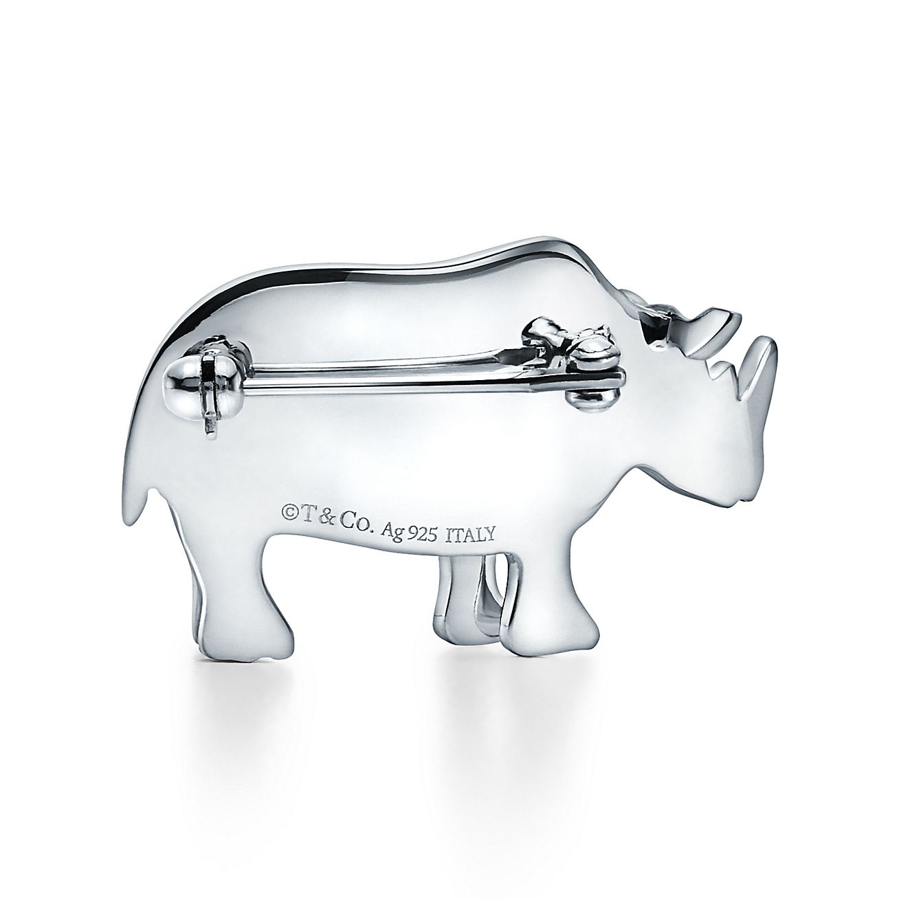 Tiffany Save the Wild Rhino Brooch