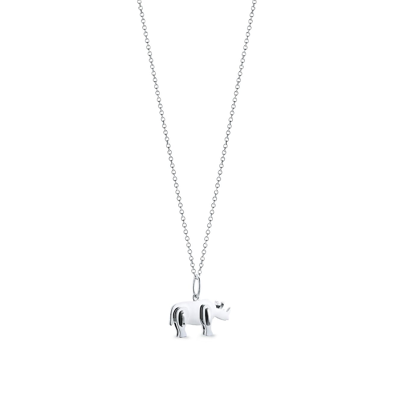 Tiffany Save the Wild Rhino Charm