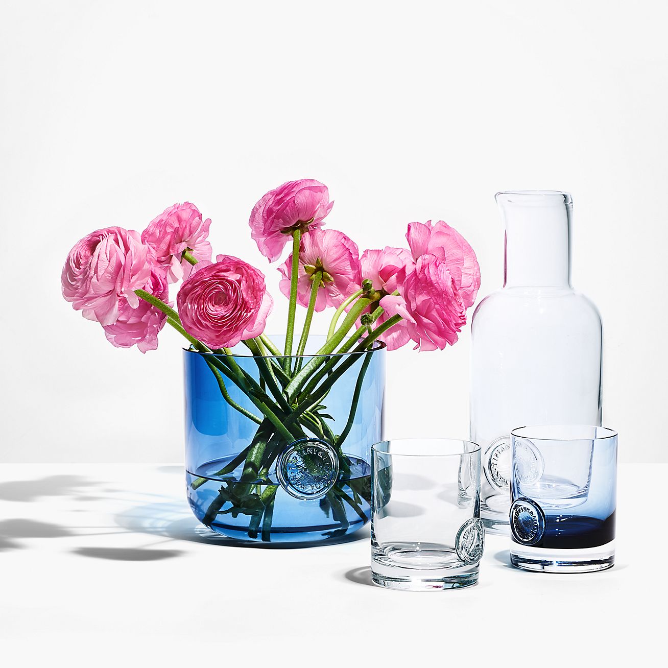 tiffany glass ice bucket