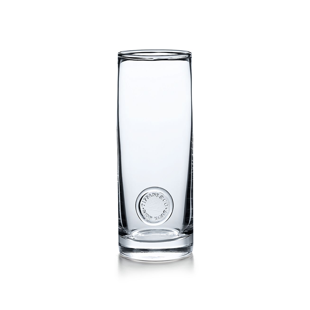 Tiffany Seal vase in clear lead crystal 
