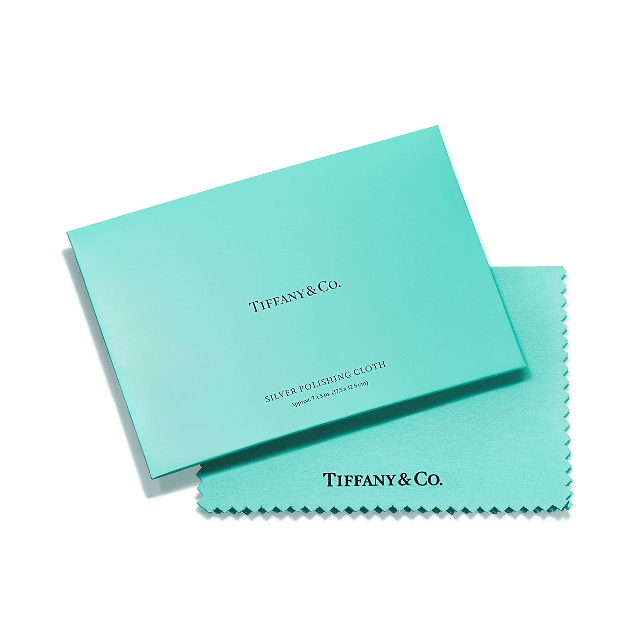 Tiffany Silver Polishing Cloth in Tiffany Blue® fabric, mini. Tiffany