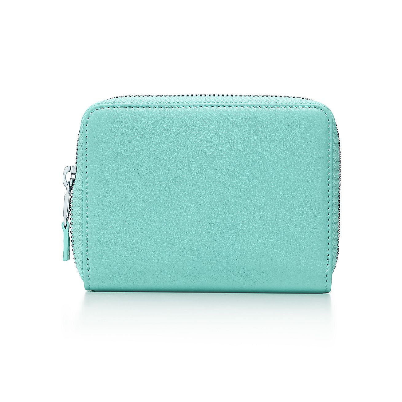 Tiffany smart zip wallet in Tiffany Blue grain leather. More colours ...