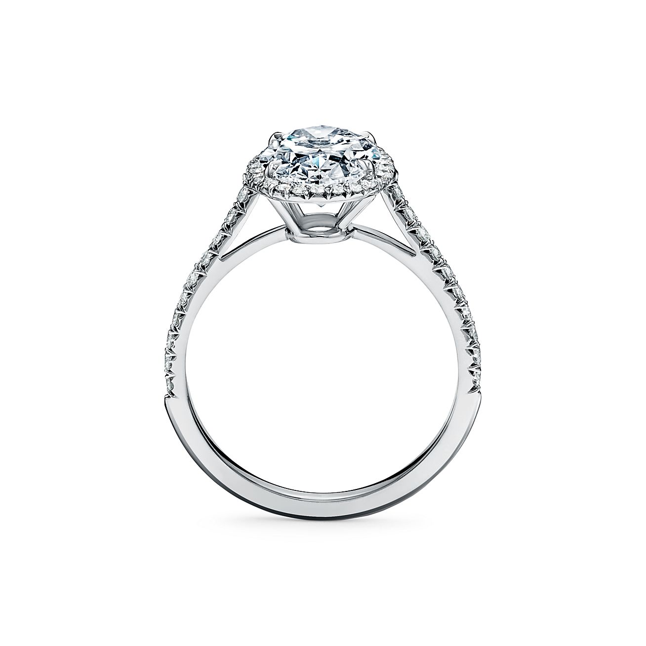 tiffany soleste oval halo engagement ring