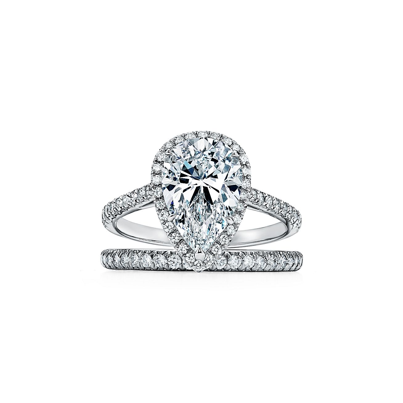 tiffany and co pear shaped engagement rings
