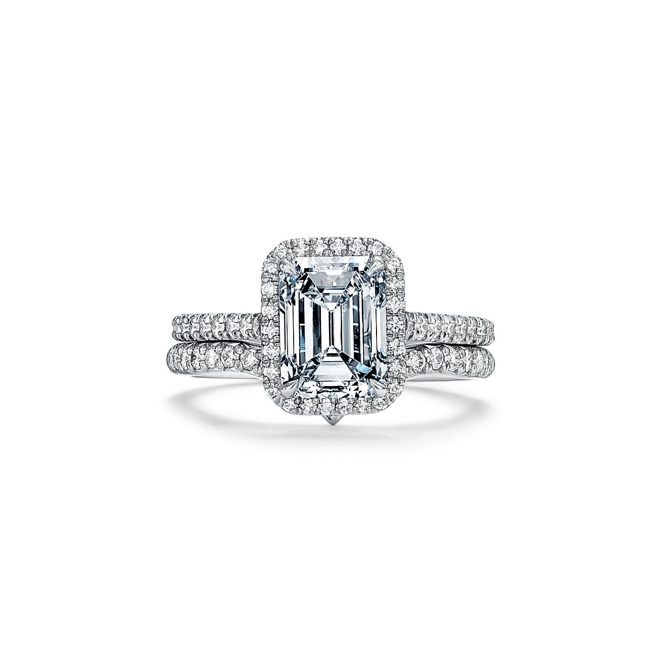 tiffany emerald cut solitaire engagement ring