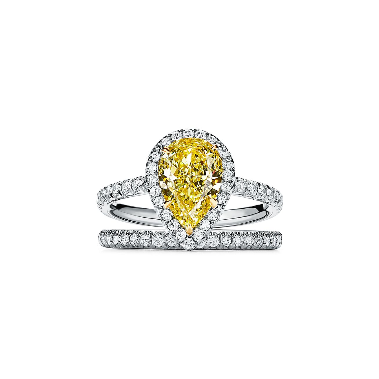 pear shaped diamond ring tiffany