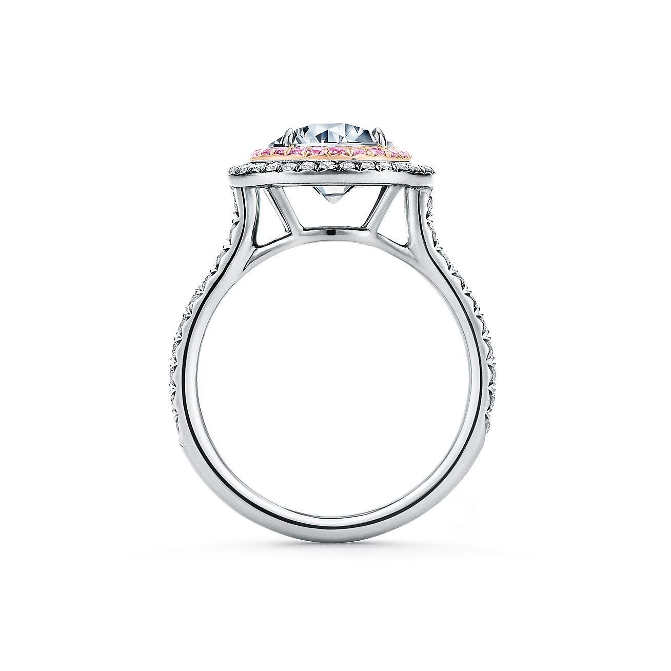 tiffany double halo ring
