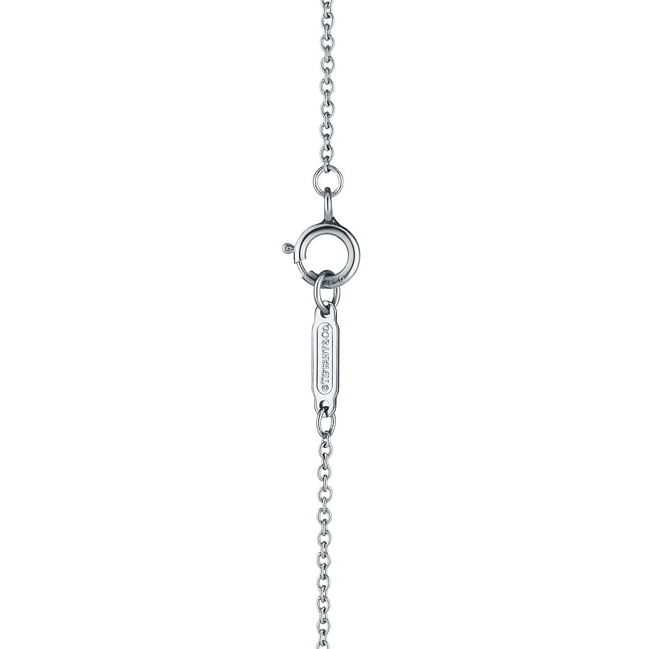 Tiffany Soleste Aquamarine and Diamond Pendant