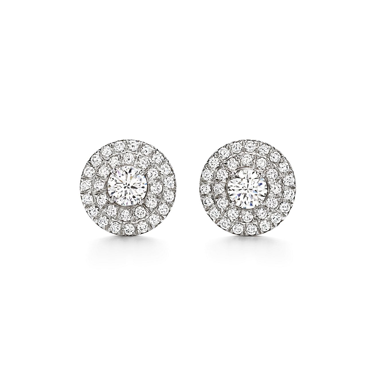 Tiffany and Co Diamond Stud Earrings 0.50ct For Sale at 1stDibs