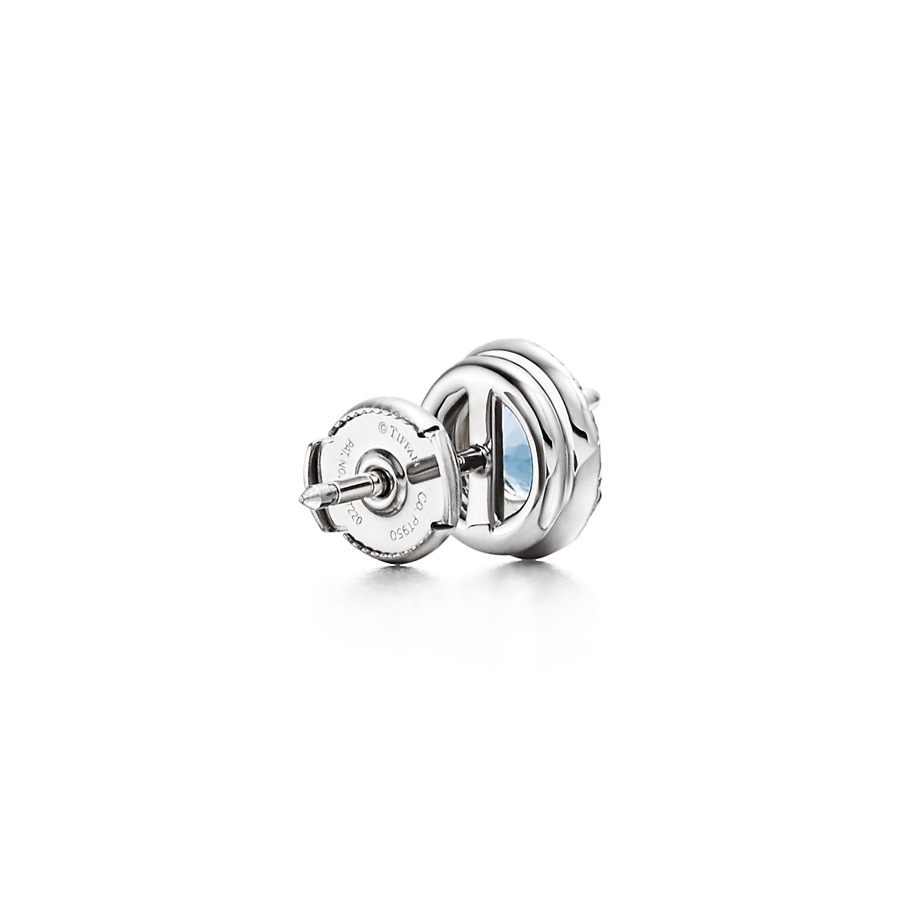 Tiffany Soleste Stud Earrings in Platinum – Crown Jewelers