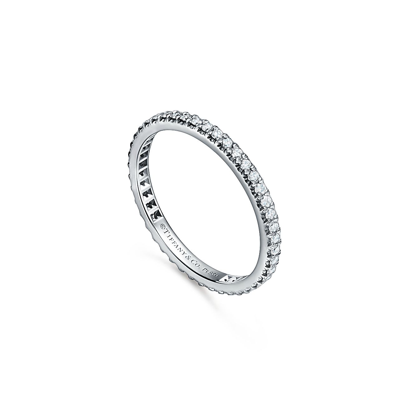 tiffany platinum diamond eternity ring