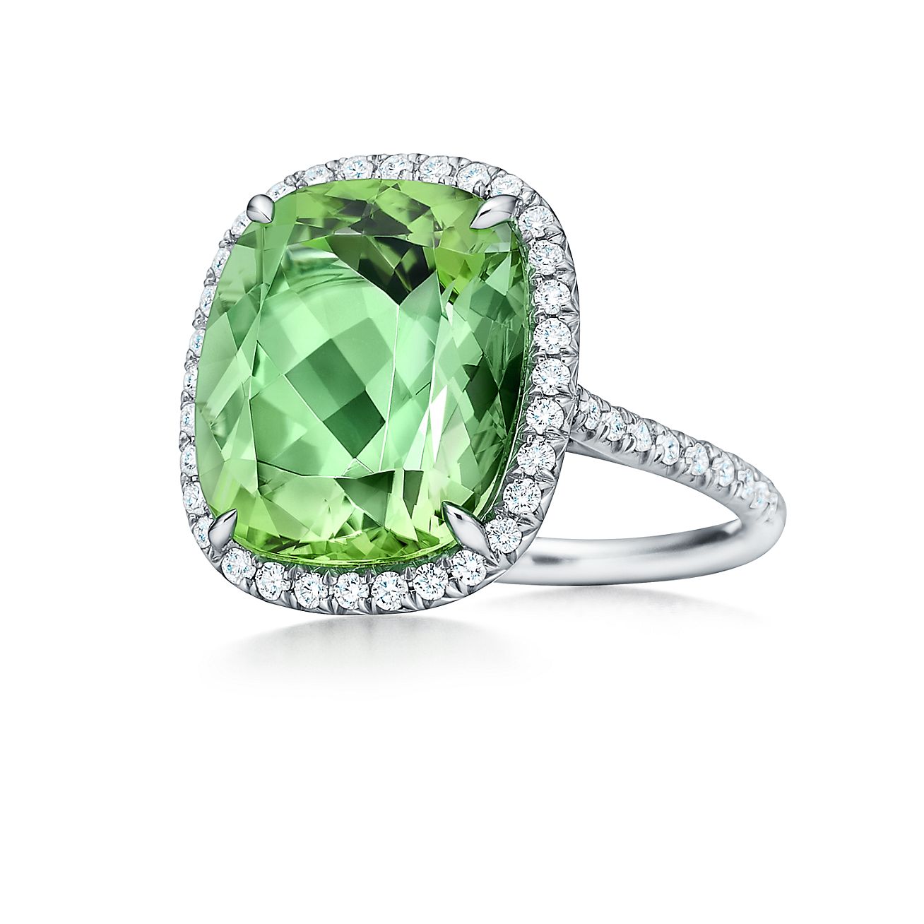 green diamond ring tiffany