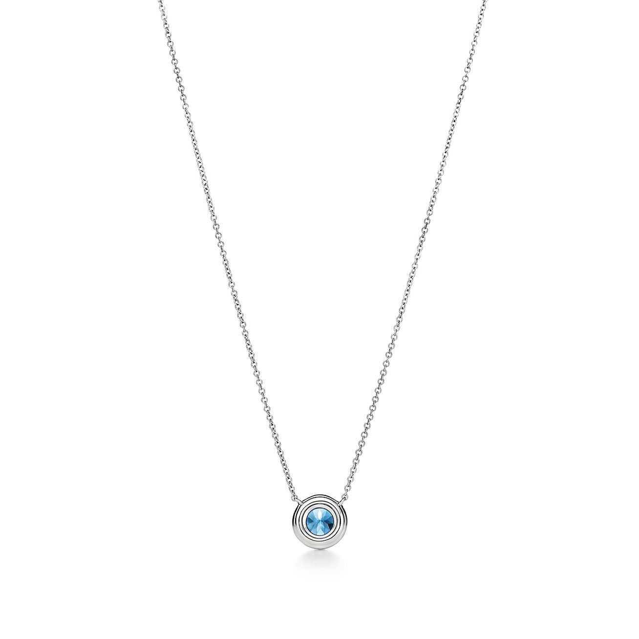 Buy [Tiffany] TIFFANY Aquamarine 0.06ct Sterling Silver Elsa Peretti Color  by the Yard Pendant Necklace 25224884 [Parallel imports] from Japan - Buy  authentic Plus exclusive items from Japan | ZenPlus