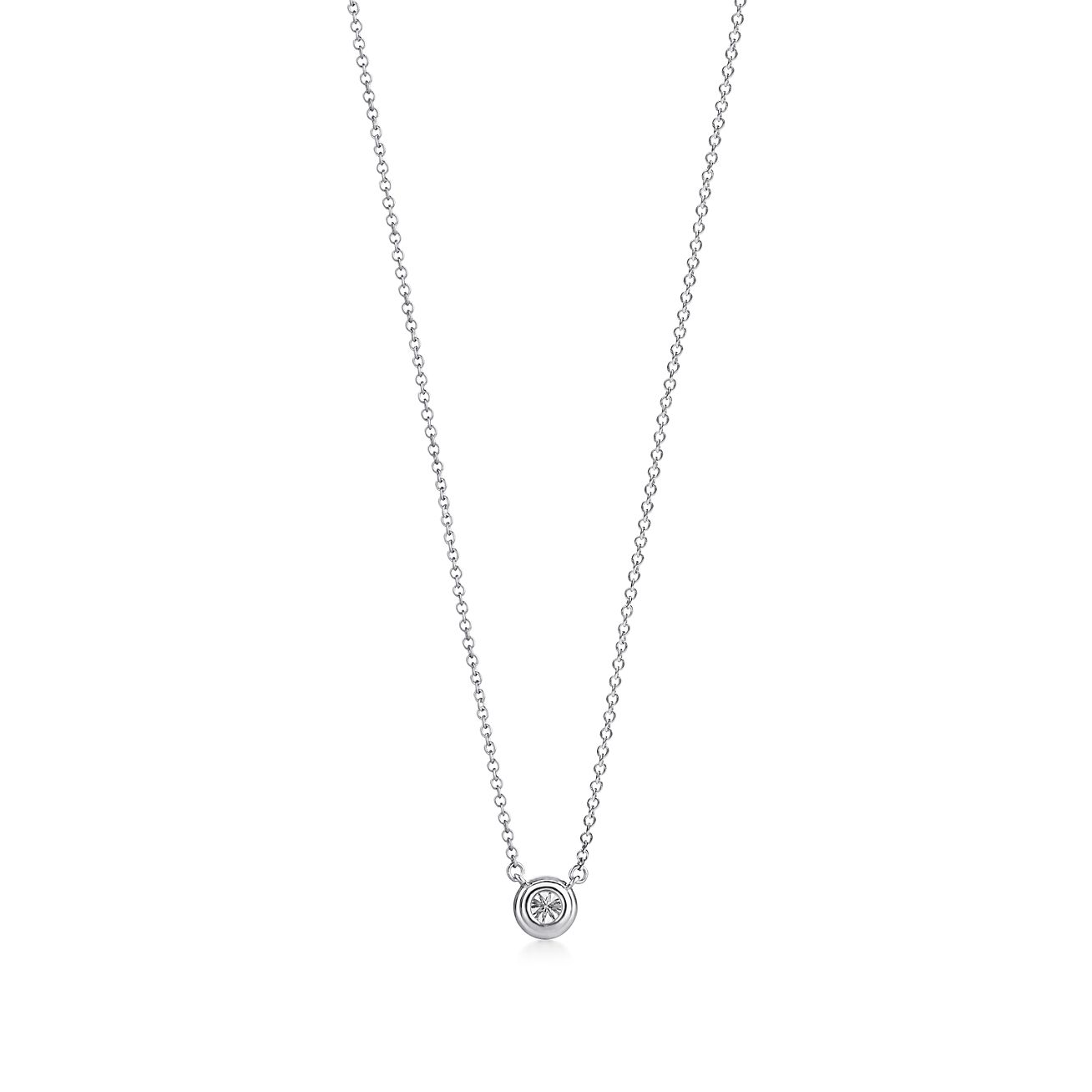 Tiffany Soleste Platinum Pendant with Diamonds