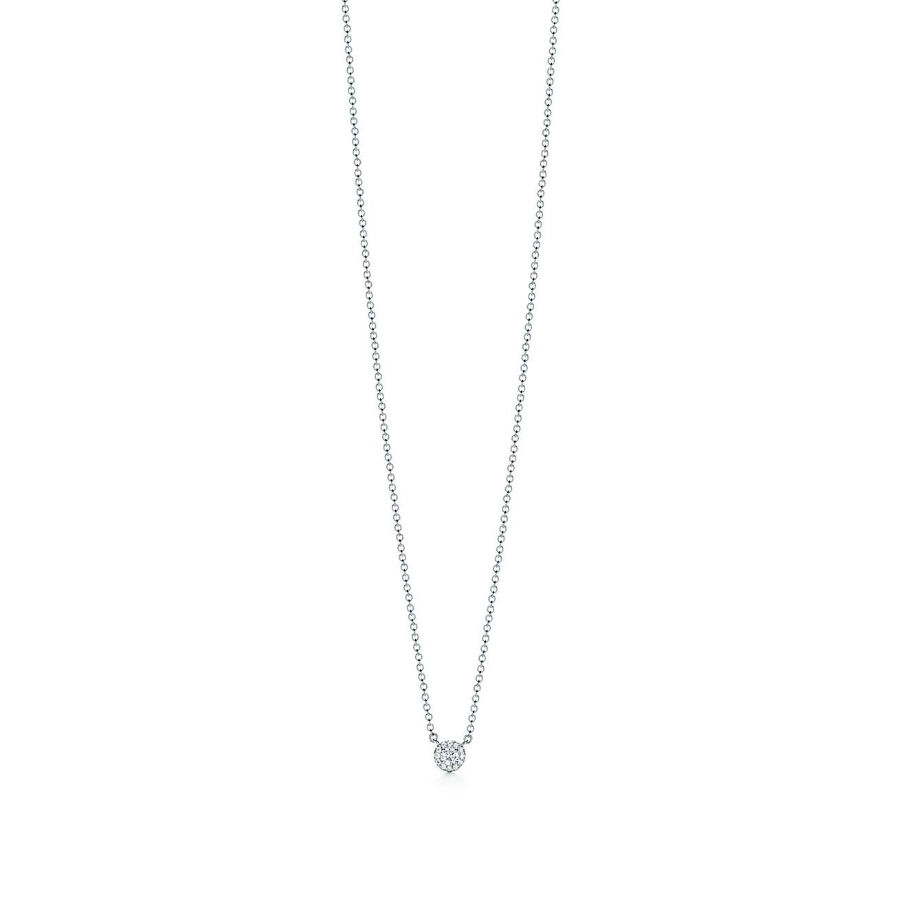 Tiffany Soleste pendant in platinum 