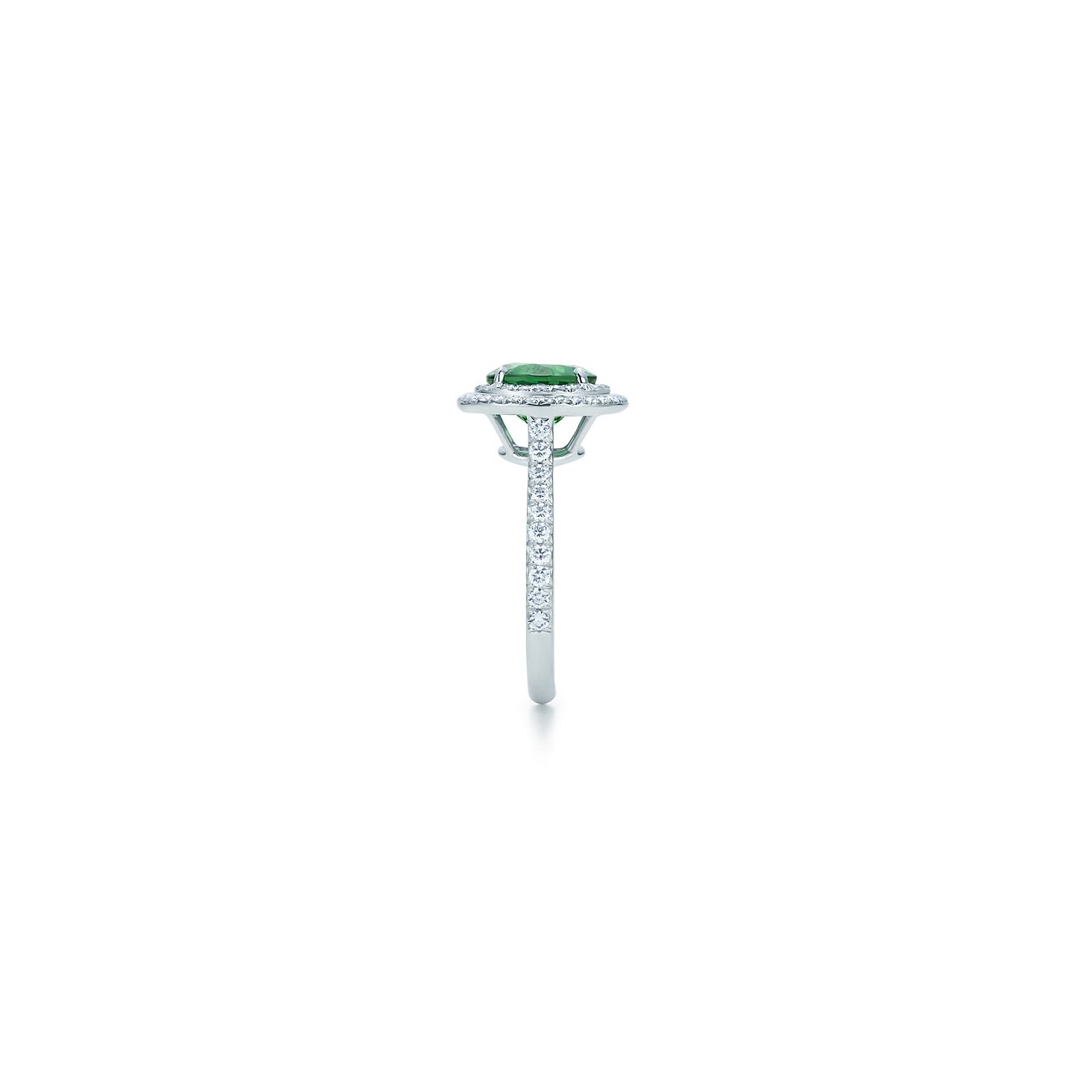 Tiffany Soleste® ring in platinum with 