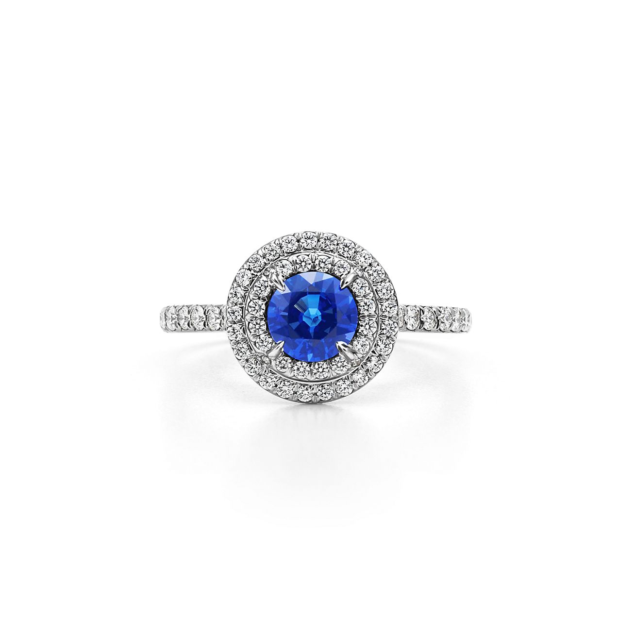 tiffany diamond and sapphire ring