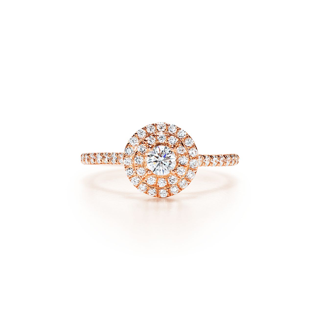 Tiffany Soleste® ring in 18k rose gold 