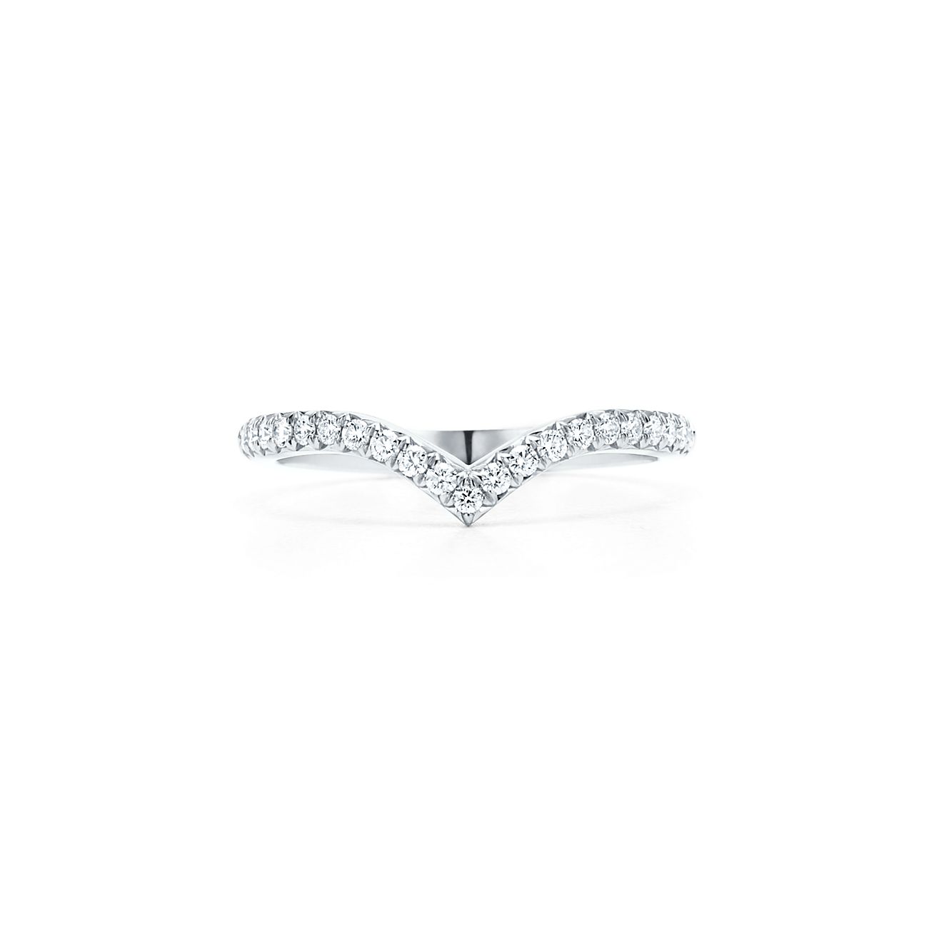 tempo munitie meteoor Tiffany Soleste V ring in platinum with diamonds. | Tiffany & Co.