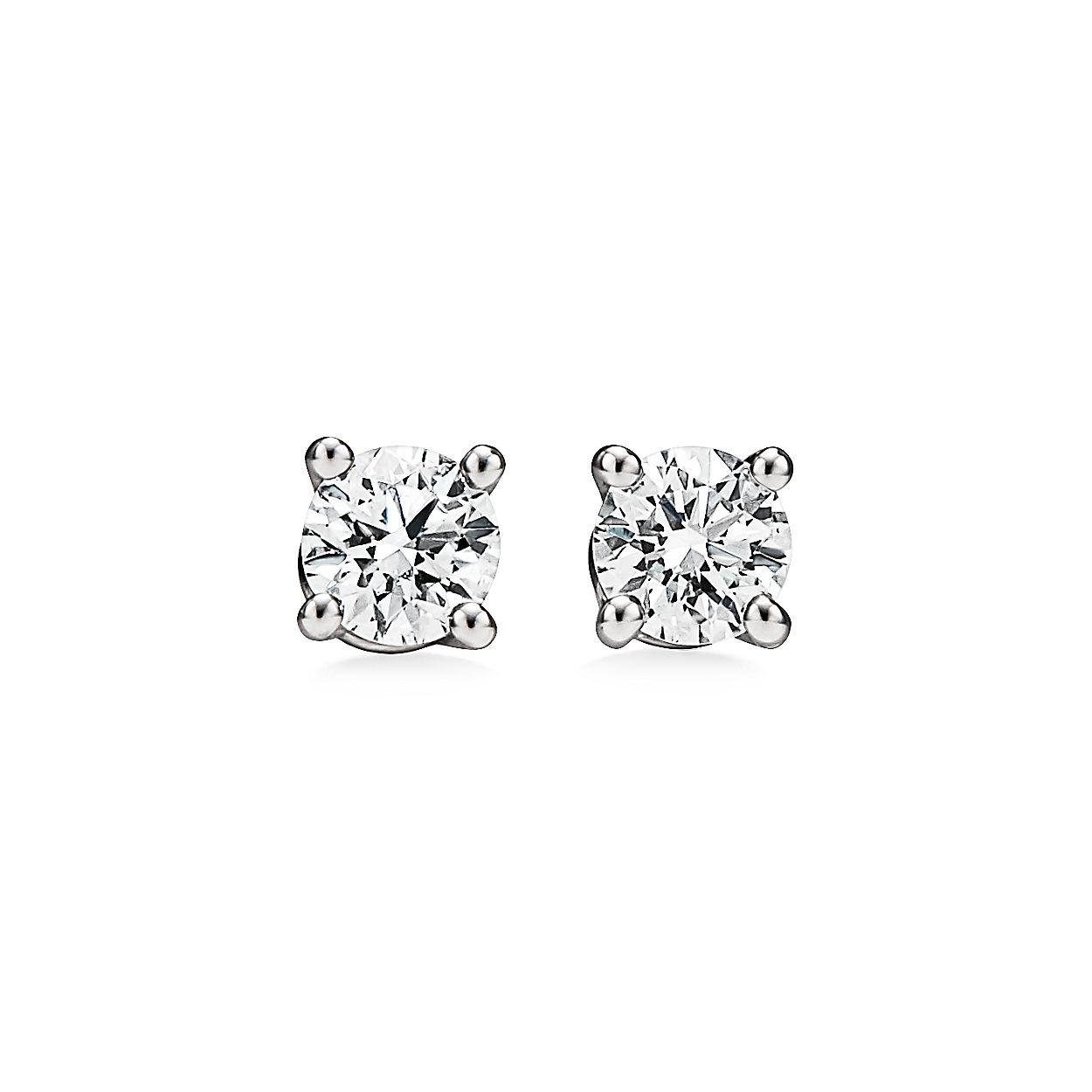 Diamond Earrings In Platinum Tiffany Co Diamond Earrings In Platinum Tiffany Co