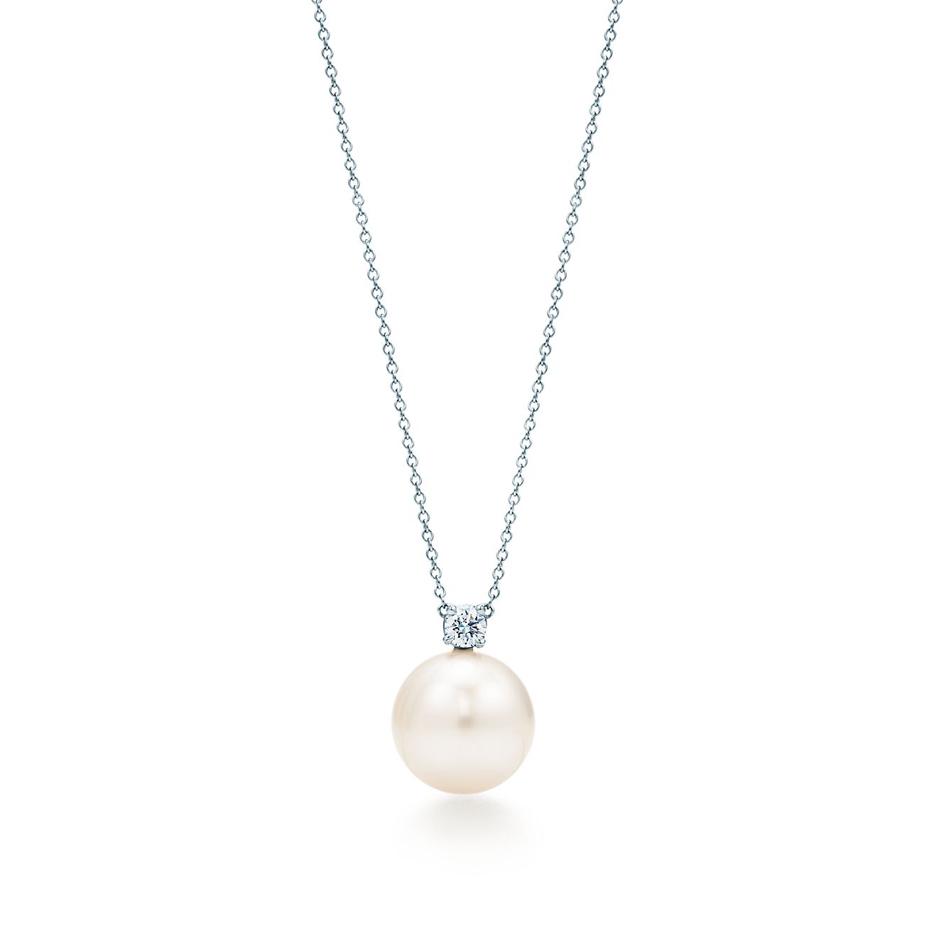 tiffany signature pearl pendant