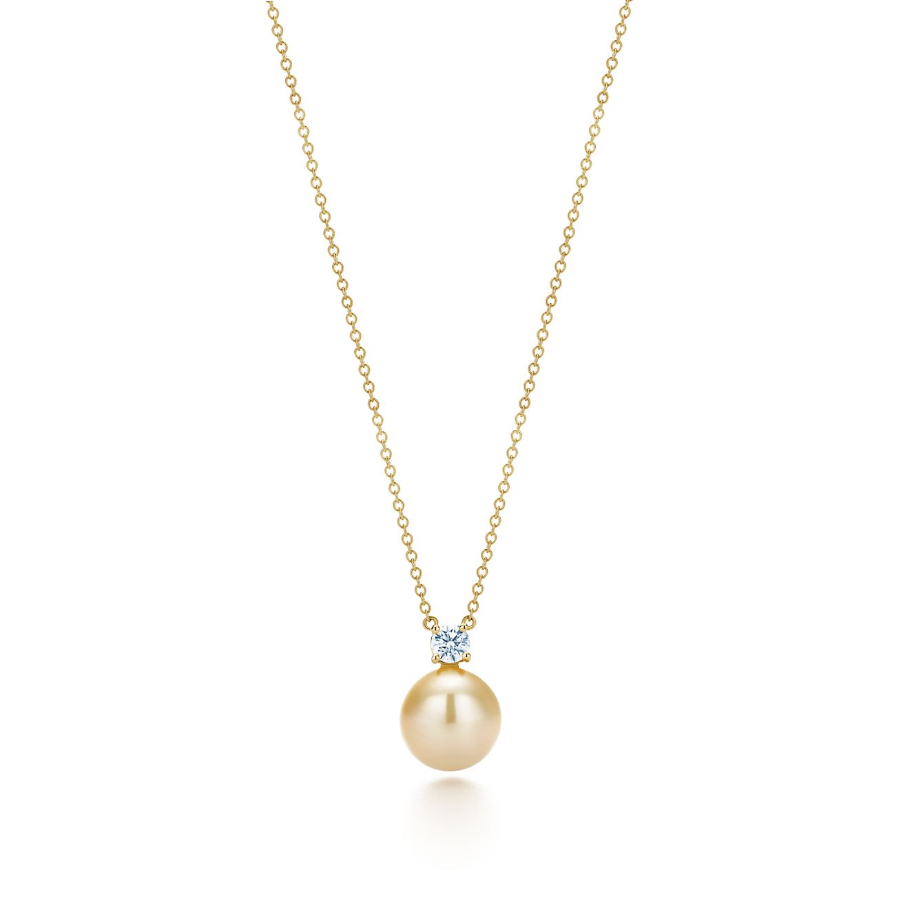 tiffany pearl diamond necklace