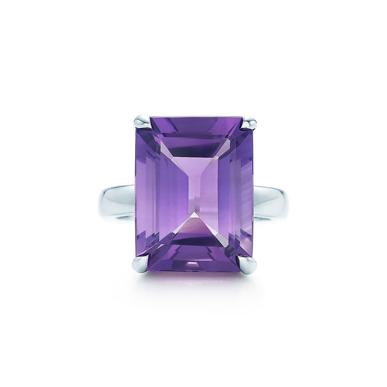 Tiffany Sparklers amethyst cocktail ring in sterling silver. | Tiffany ...