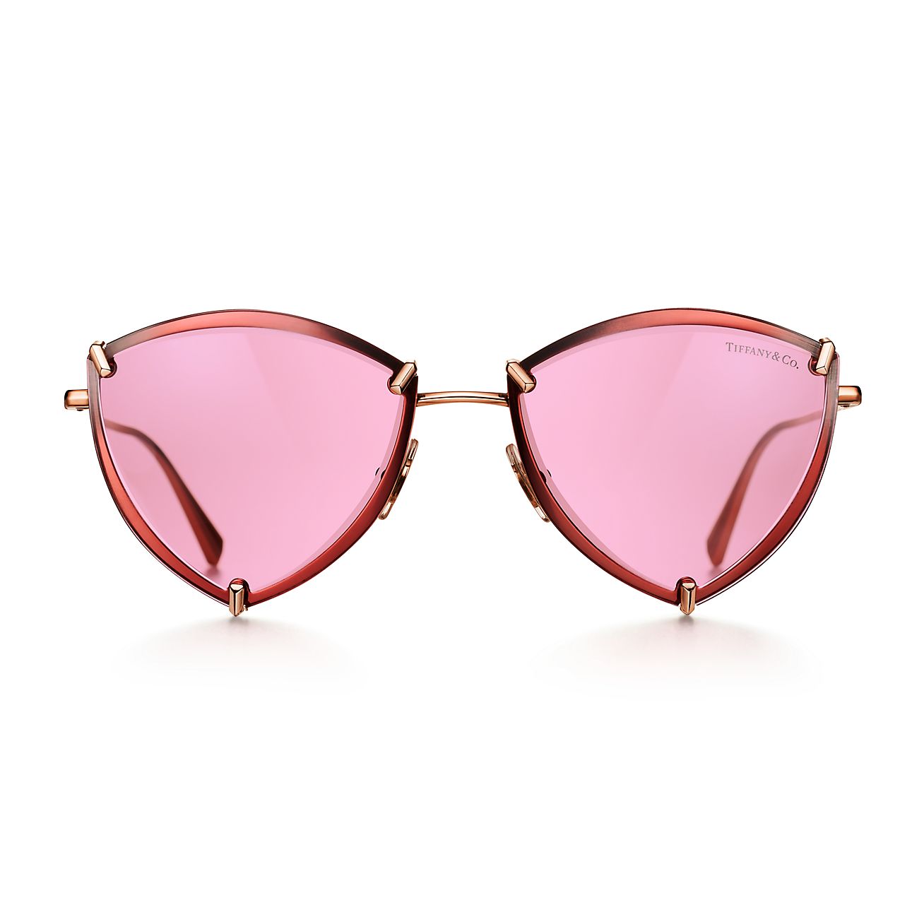 Tiffany and store co glasses pink