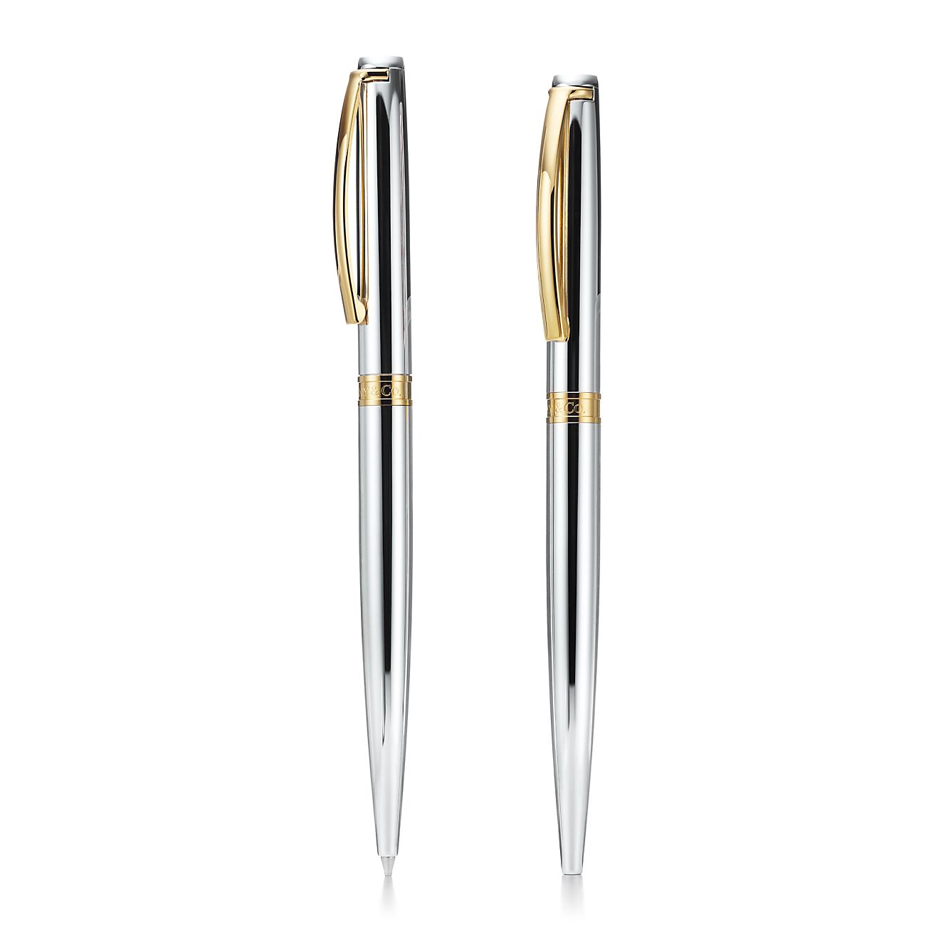 Tiffany T-clip ballpoint pen and pencil 