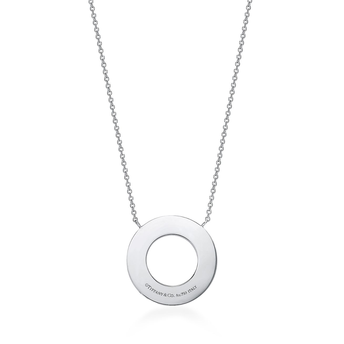 Tiffany T Diamond Circle Pendant