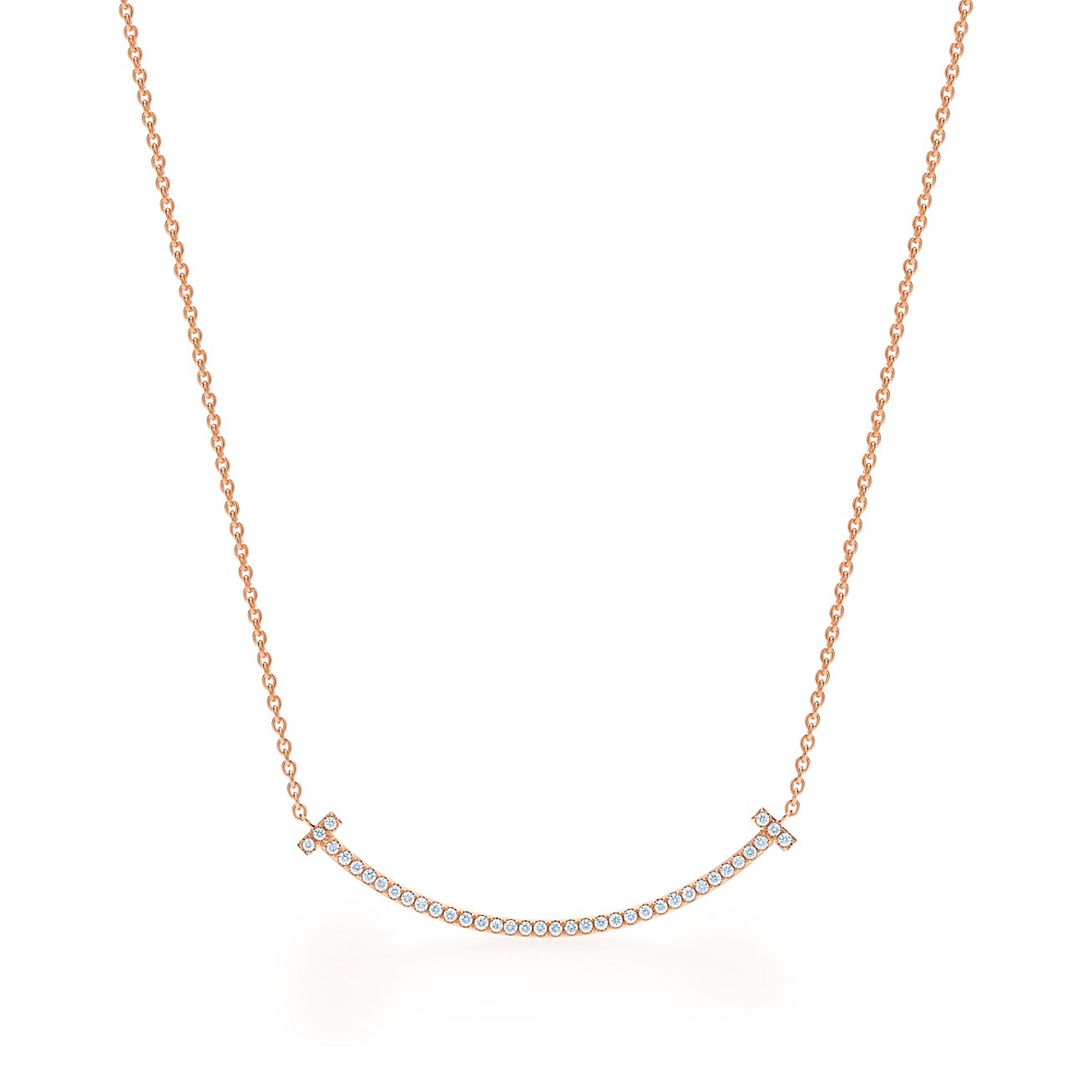 tiffany t smile necklace