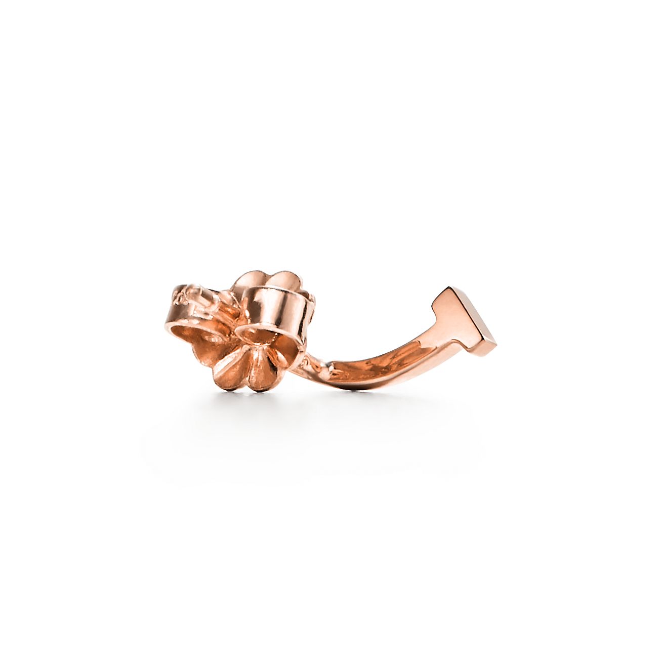 tiffany t smile earrings rose gold