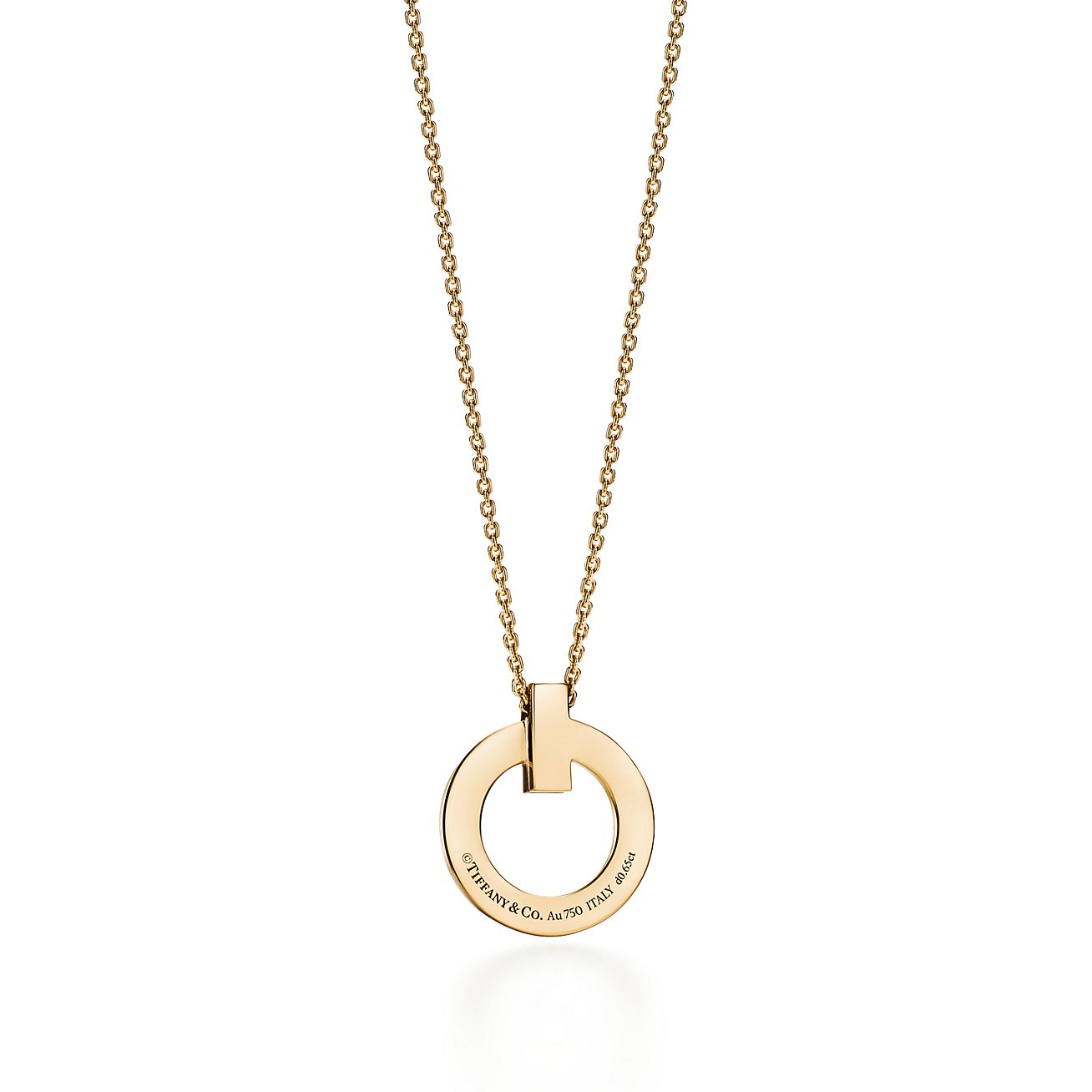 tiffany t circle pendant