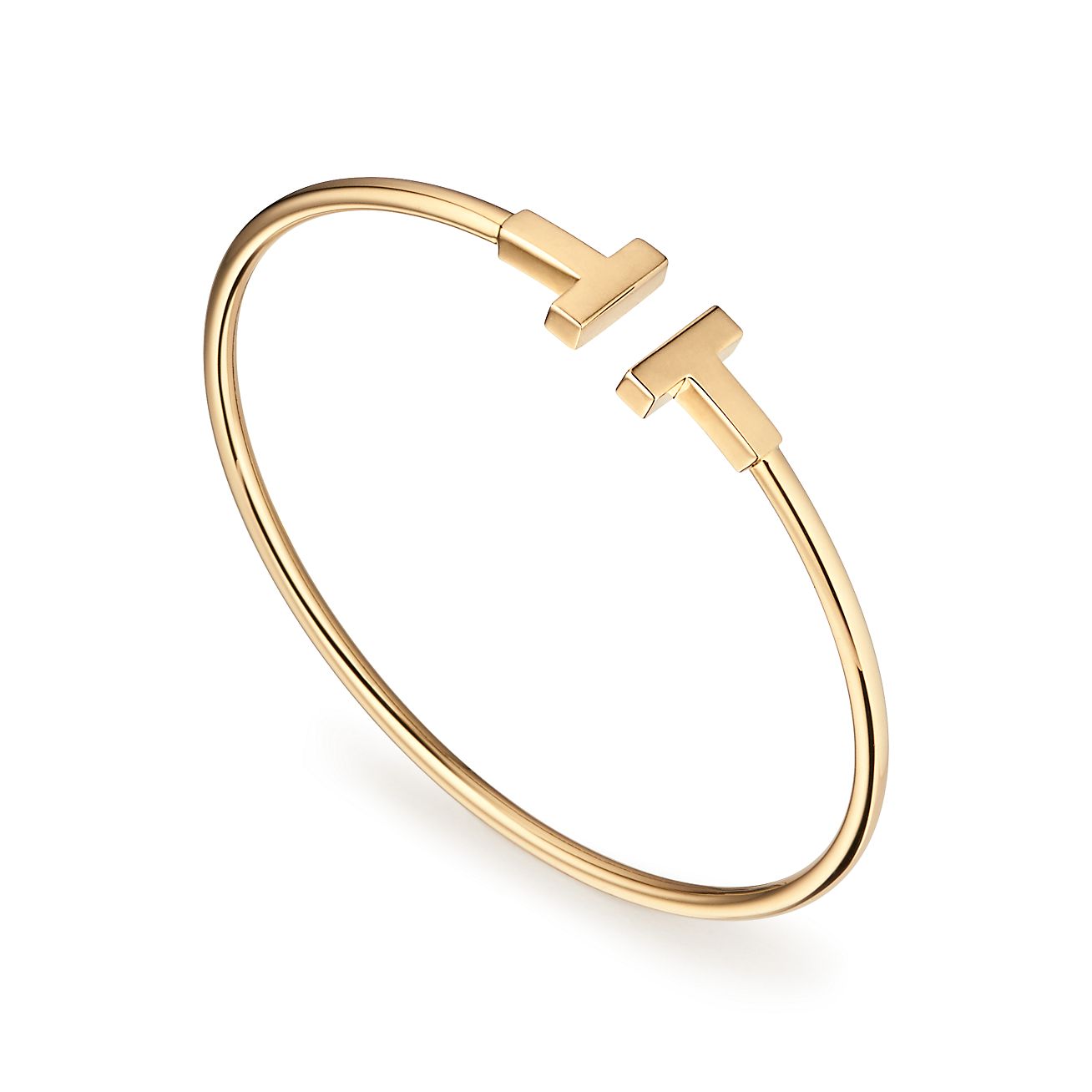 tiffany t wire bracelet gold