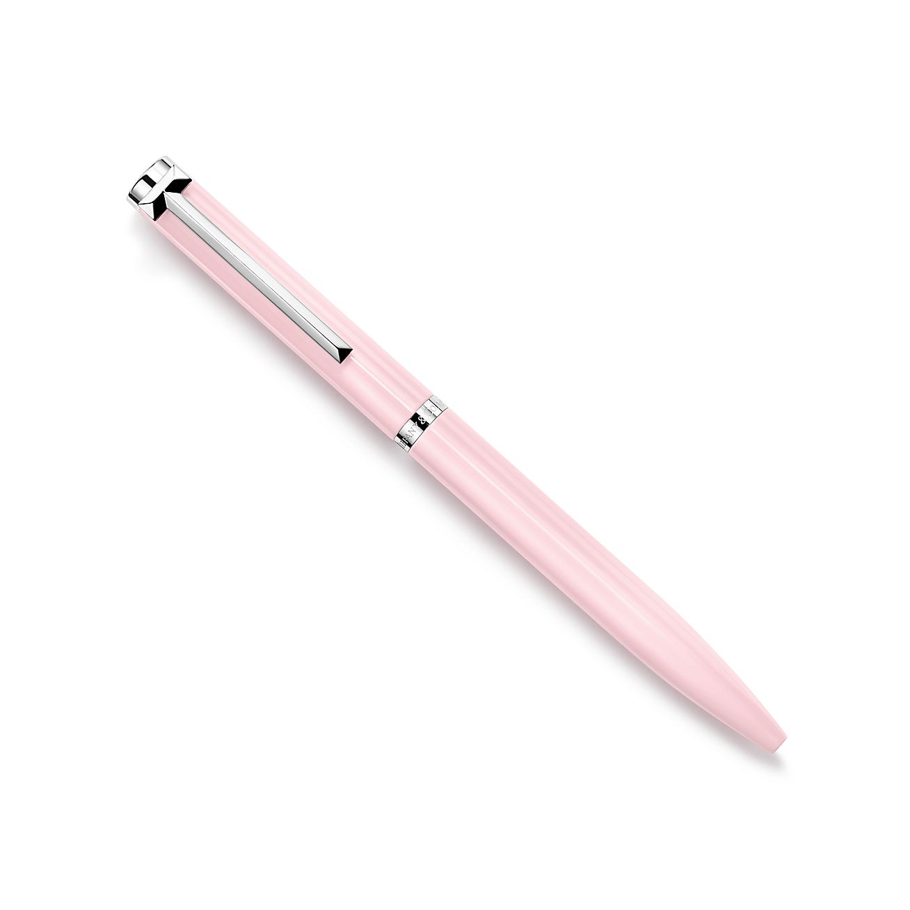 Tiffany T Ballpoint Pen in Brass with Morganite Lacquer Finish