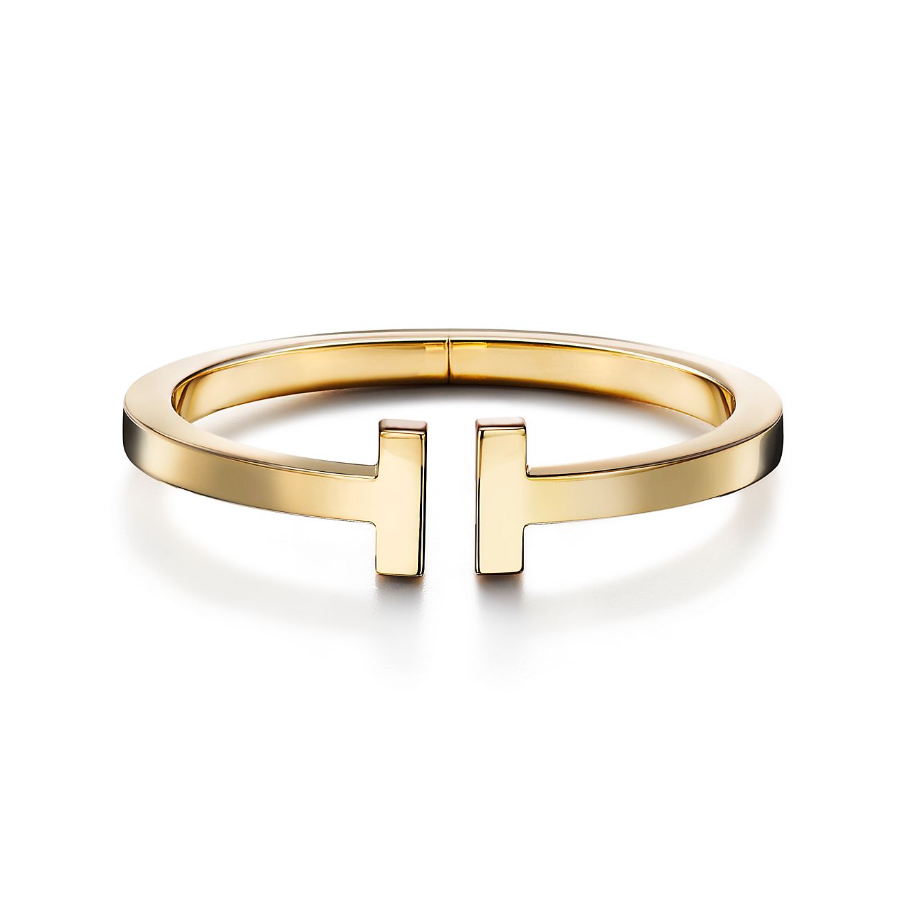 Bracelet Square Tiffany T en or 18 