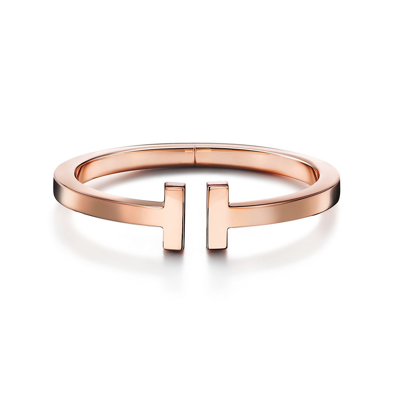 Bracelet Tiffany T Square en or rose 18 
