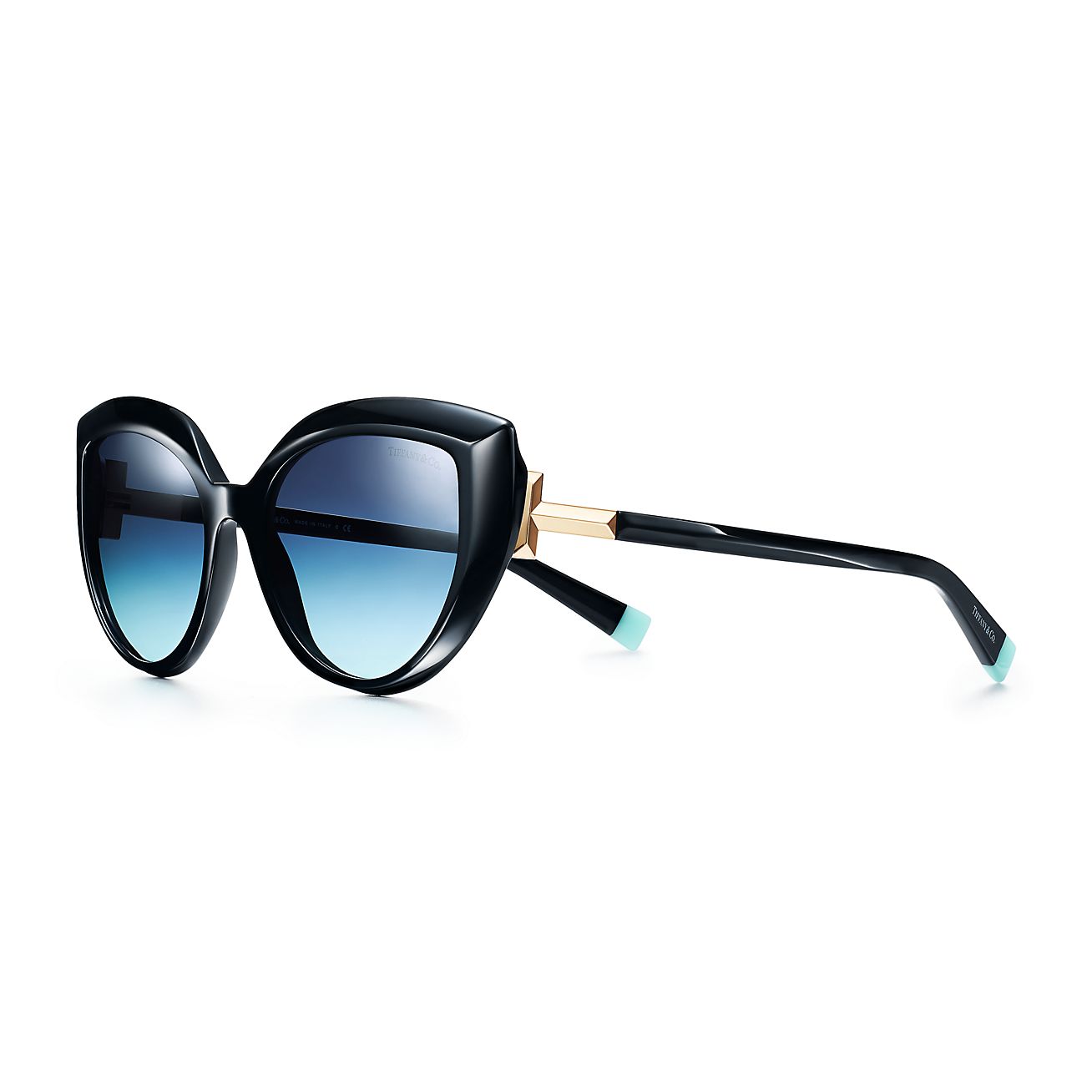 Tiffany T cat eye sunglasses with black 