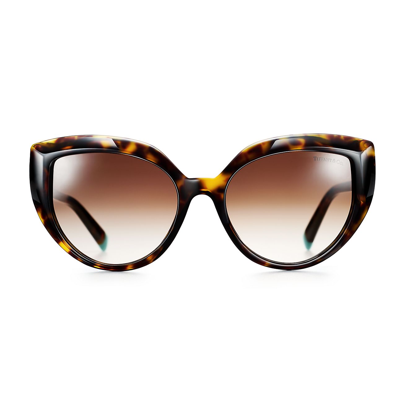 Tiffany T cat eye sunglasses with tortoise acetate. | Tiffany & Co.