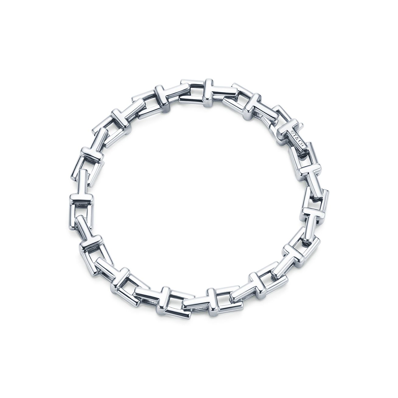 Tiffany T chain bracelet in sterling 