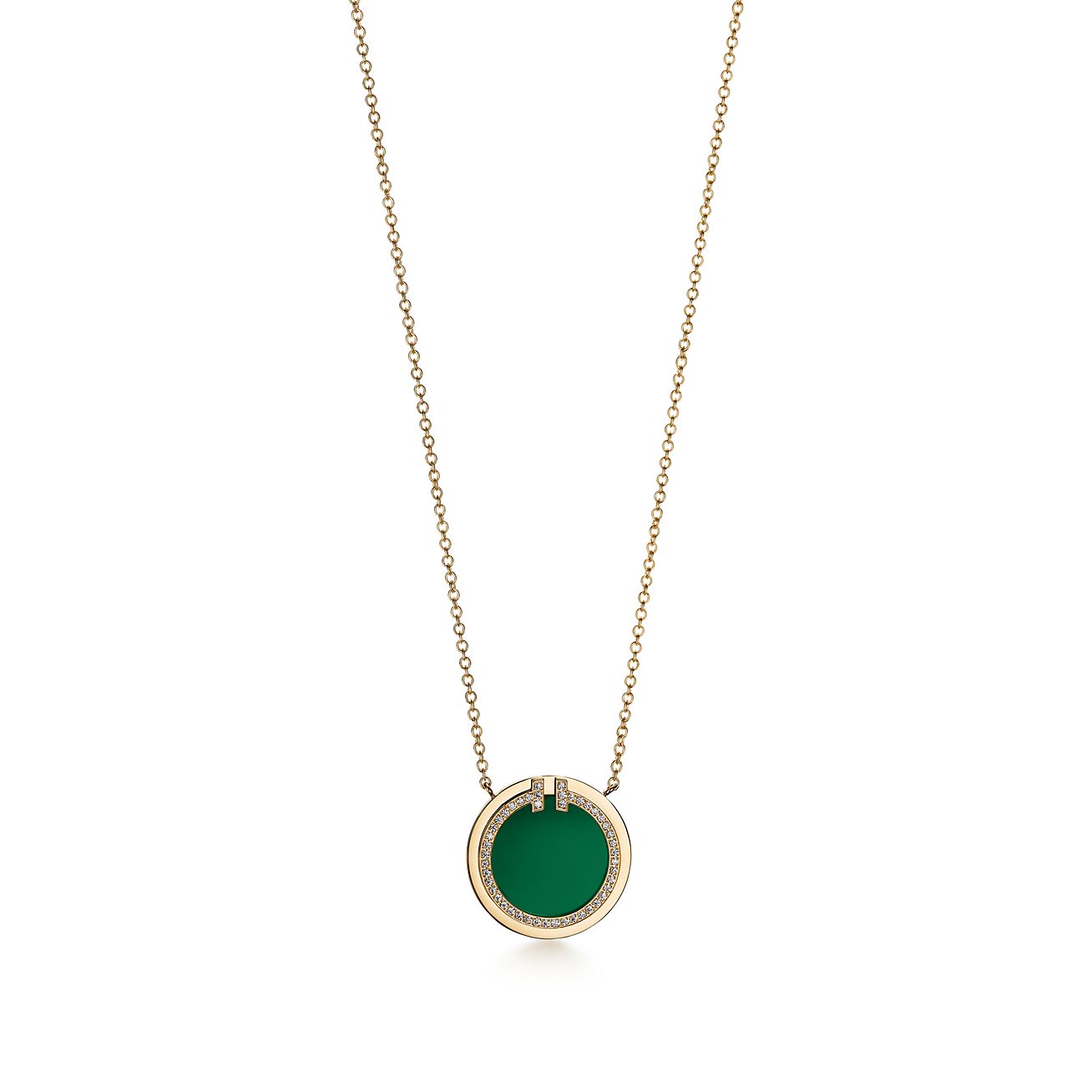 Buy Flat Snake Chain Gold Herringbone Necklace Green Emerald Necklace Dark Green  Necklace Zircon Pendant Online in India - Etsy
