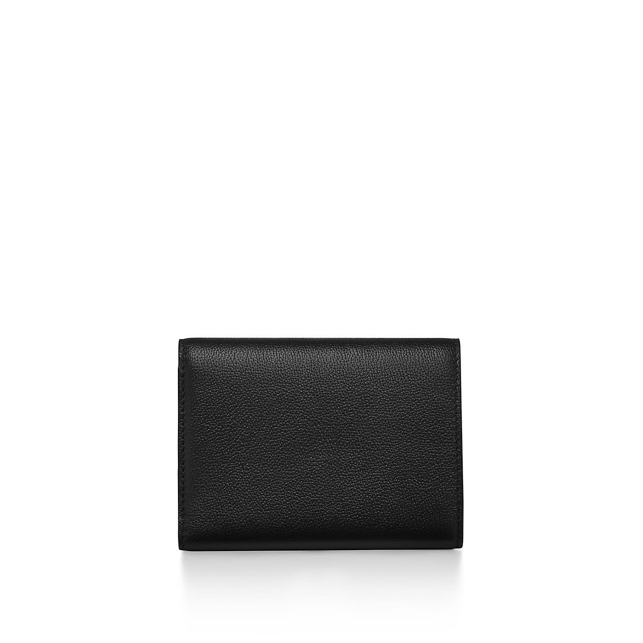 Tiffany T Deco Small Wallet in Black Leather | Tiffany & Co.